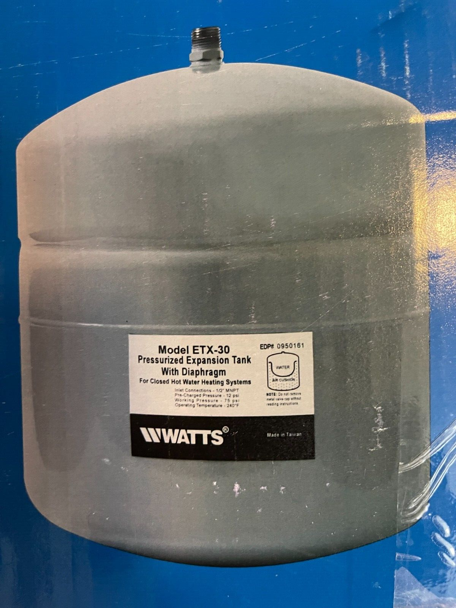 Watts ETX-30 Pressurized Expansion with Diaphragm, Non-Potable