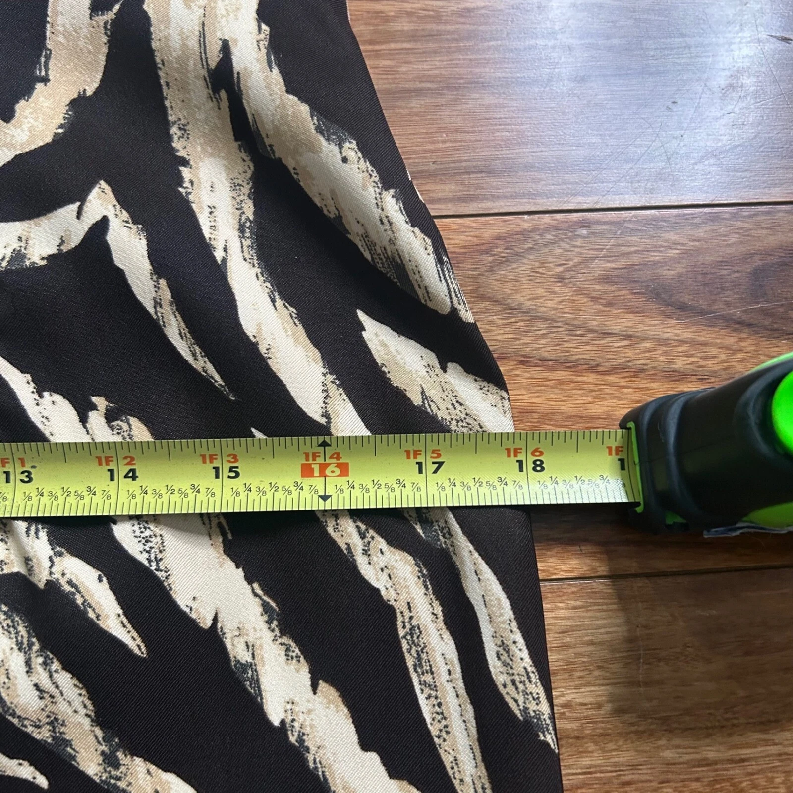 VETEMENTS Abito da carriera Connected Apparel stampa zebrata senza maniche scollo quadrato taglia 8