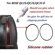 Headphone Repair Part For Bose QC-25/35/35 II Silicone/Rubber Housing Trim Frame