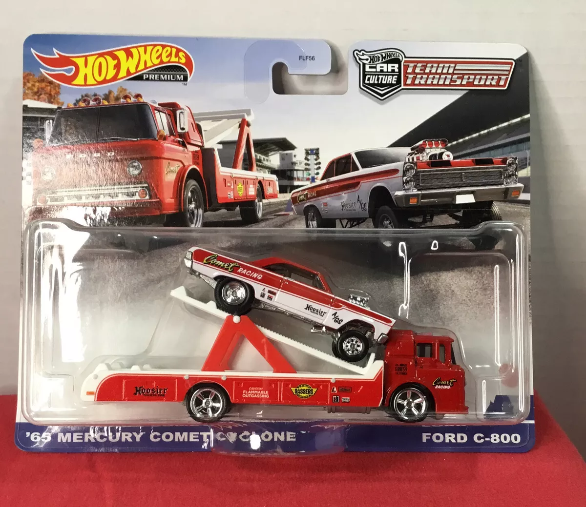 Hot Wheels Mercury Comet Cyclone Gasser 65 and Ford C800 1/64