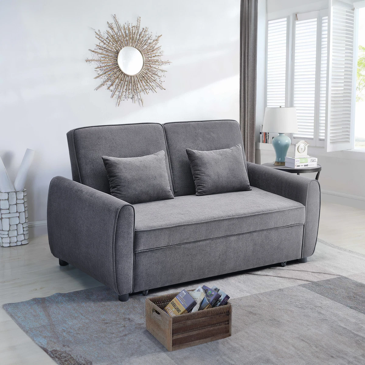 Sofabed Pull Out 2 Seater Double Sofa