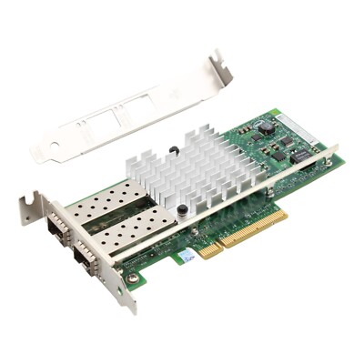 Intel X520-SR2 10GbE SFP+ Dual Port PCIe Low- & Full Profile Network Adapter