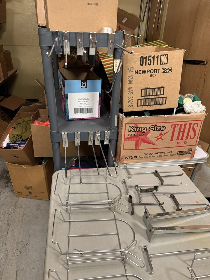 Lote de 110 (8 soportes para gorras de béisbol + 97 ganchos de pared de listones + 4 ganchos de pared de listones para chaqueta Foto 3 de 4