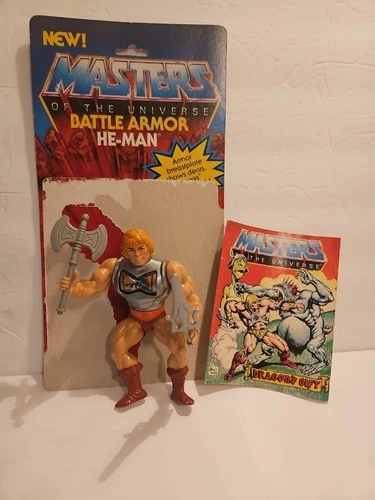 MOTU, Battle Armor He-Man, Vintage, Masters of the Universe, Backing Card