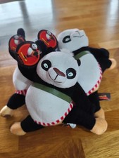 Image of 3 x Po Kung Fu Panda 3 Soft Toy Plush Dreamworks Approx 8" Tall 2016