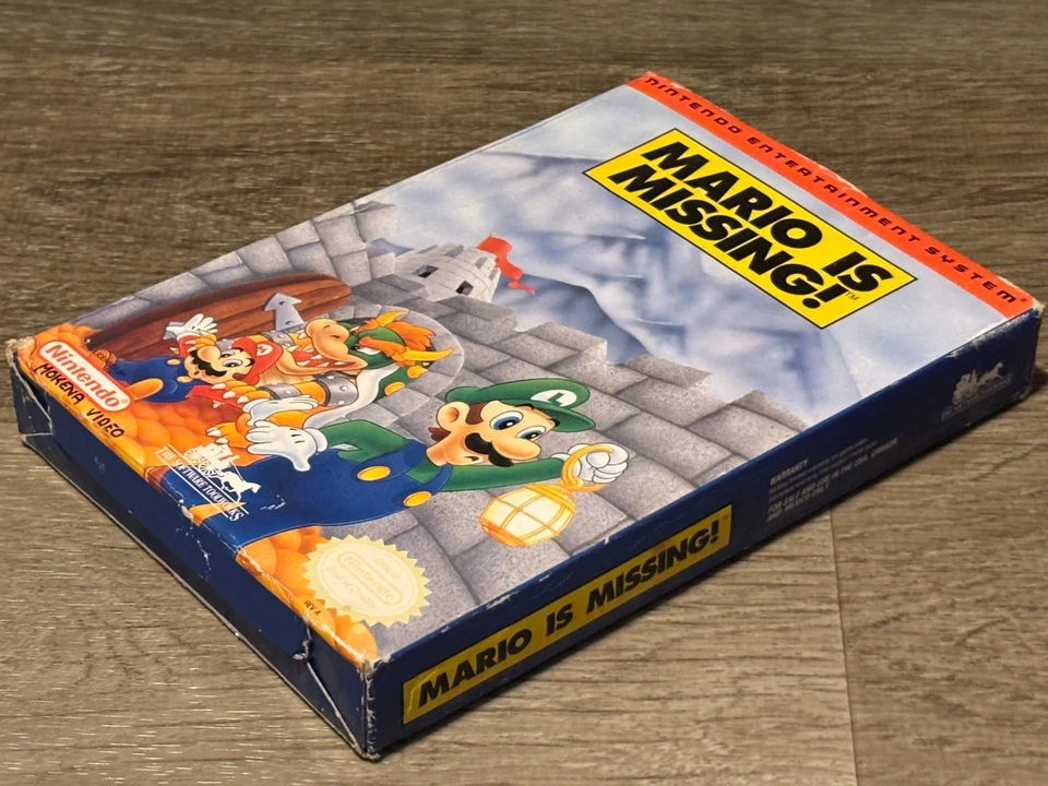Juego Mario is Missing Nintendo Nes + Caja Auténtico Foto 4 de 4