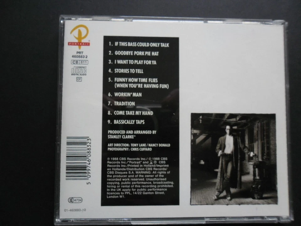 STANLEY CLARKE -- IF THIS BASS COULD ONLY TALK -- (CBS Records, 1988) -- CD - Bild 3 von 4