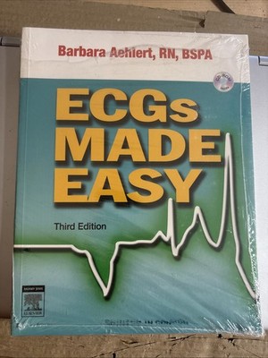 ECGs Made Easy - Book and Pocket Reference Package by Barbara Aehlert (2005,...