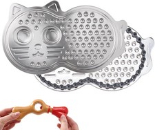 Stainless Steel Lick Mat for Dogs  Cats with Free Bully Stick Holder