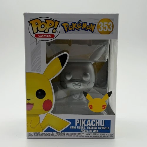 Funko Pop! Vinyl: Pokémon - Pikachu (Silver) (Metallic)