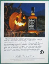 Print Ad Jack Daniels Halloween Tennessee Whi...