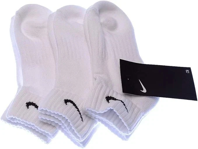 NIKE SOCKS 3 PAIRS PACK - LIGHTWEIGHT ANKLE MENS WOMENS SPORTS UK - Picture 2 of 28