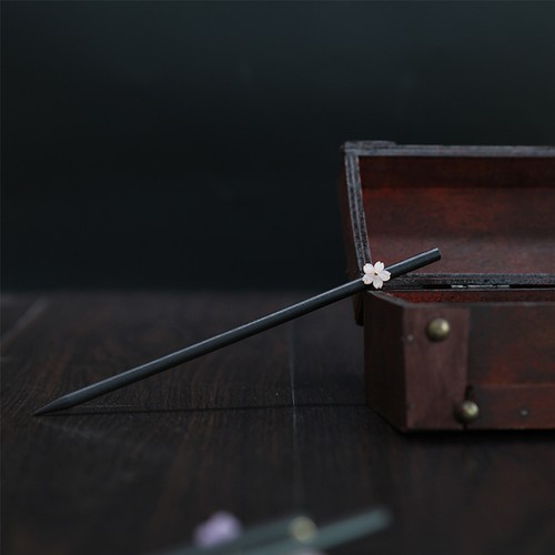 Hanfu Vintage Hair Sticks Flower Hairpins Hair Accessories Wooden Hairpin - Picture 15 of 19