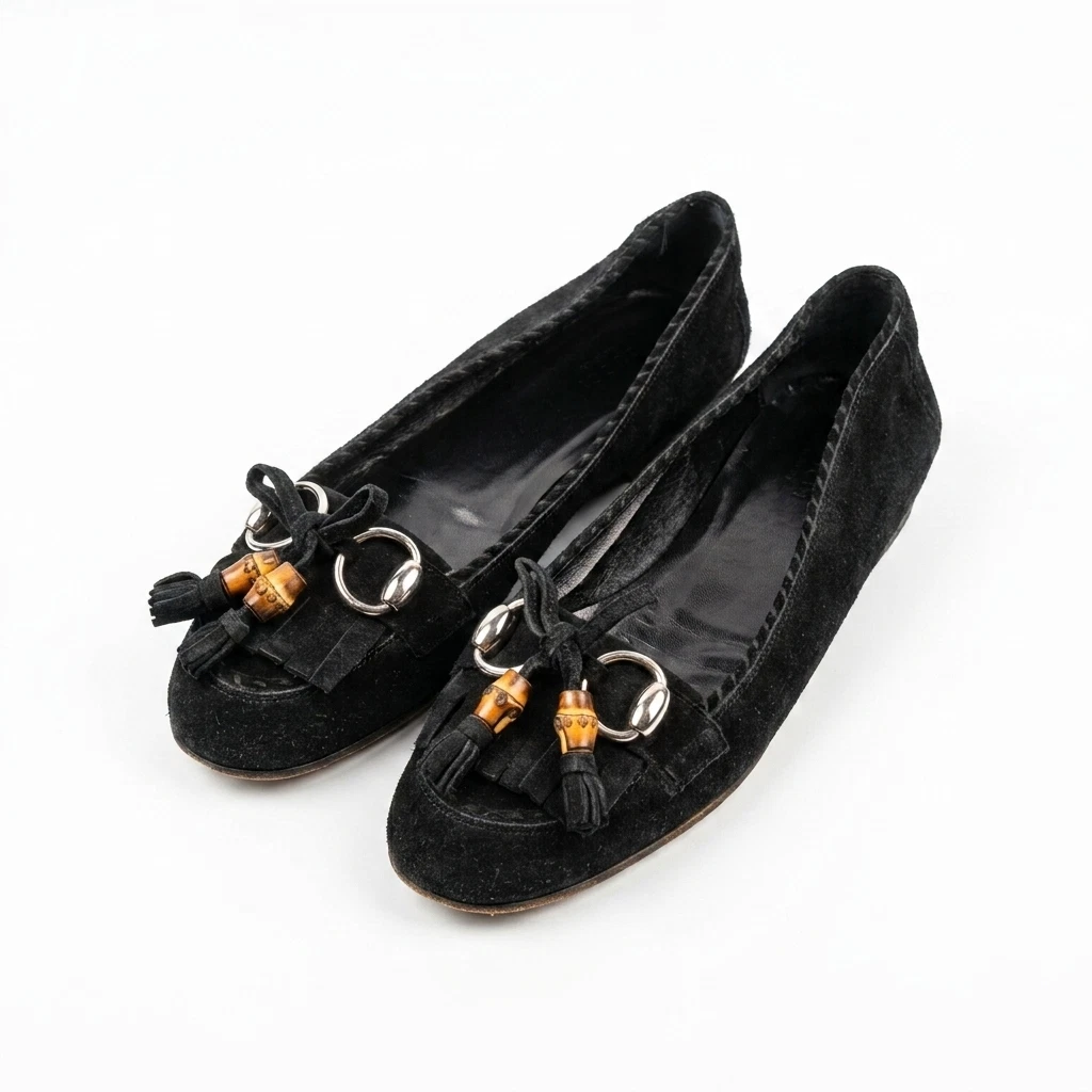 Gucci Casual Solid Suede Upper Flats for Women for sale | eBay