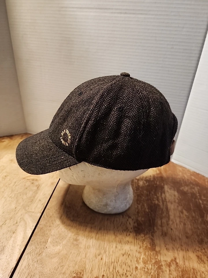Ben Sherman London Brown Wool Blend Hat Strapback Buckle Adjustable Mens Cap - Image 3 of 4