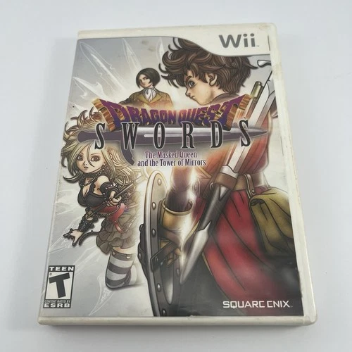 Dragon Quest Swords Masked Queen Tower Mirrors (Nintendo Wii, 2008) CIB Manual