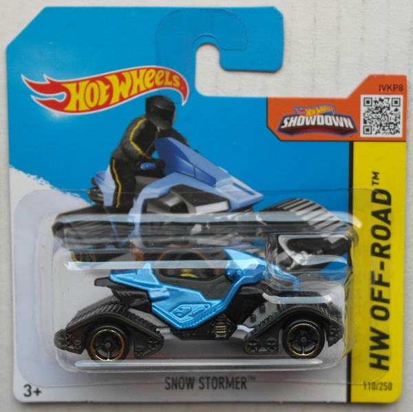 Hot Wheels Snow Stormer Snowmobile Blaumetallic/Schwarz Neu/Ovp Hw Mattel-image