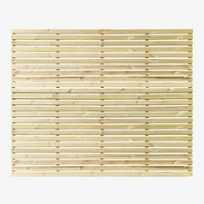 Image of Single Slatted Fence Panel - Contemporary - Pressure Treated Wood - 30cm - 180cm