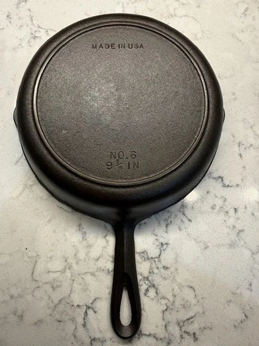 Birmingham Stove & Range (BSR) New Century No. 6 Cast Iron Skillet Restored