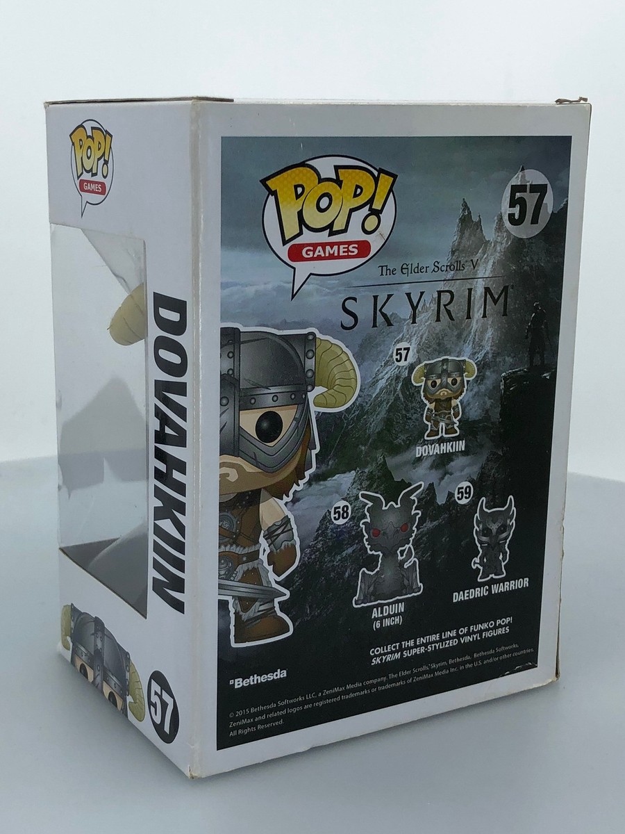 ファンコ Funko Pop! SKYRIM DOVAHKIIN フィギュア Dovahkiin #57 Dragonborn Funko Pop Game Vinyl Elder Scrolls