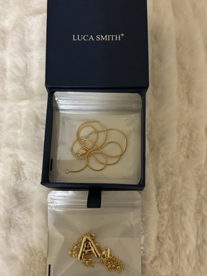 Luca Smith Necklace With Initial A