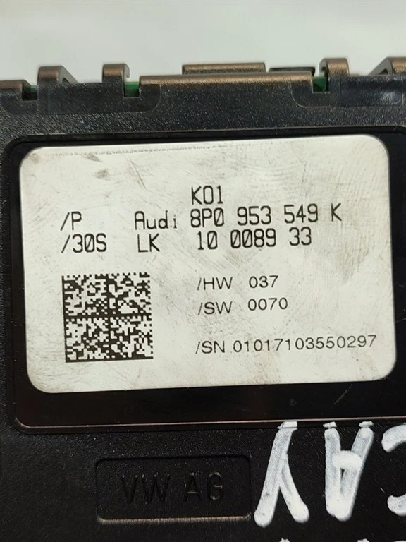 CENTRALINA SERVOSTERZO PER AUDI A3 Cabriolet Serie (8P7) 8P0953549K CAY (08>13) - Immagine 2 di 4