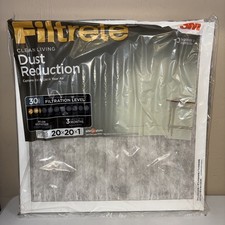 Filtrete by 3M 20x20x1 Clean Living Dust Reduction Air Filter, 4 Filters