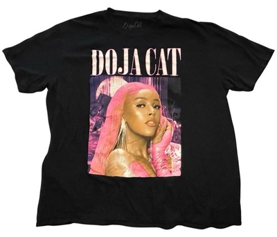 #ad Doja Cat Hot Pink Tour 2020 Concert Black T Shirt Men#x27;s Adult XXL $16.99