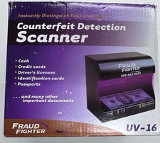 Fake Finder Counterfeit Detection Scanner  Cash/Passports/Licenses/ID cards