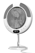 Portable CD Player with Bluetooth, FM Radio, Wall Mounted and Desk White