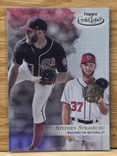 2017 Topps Gold Label Stephen Strasburg Topps Original Lot Of 3 Different Cards