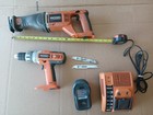 18v Ridgid Cordless Reciprocating Saw, Drill, Battery & Battery Charger — photo 2