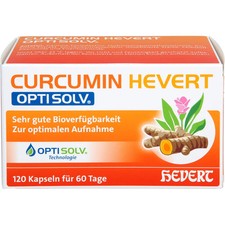 CURCUMIN HEVERT OptiSolv Kapseln 120 St PZN19709824