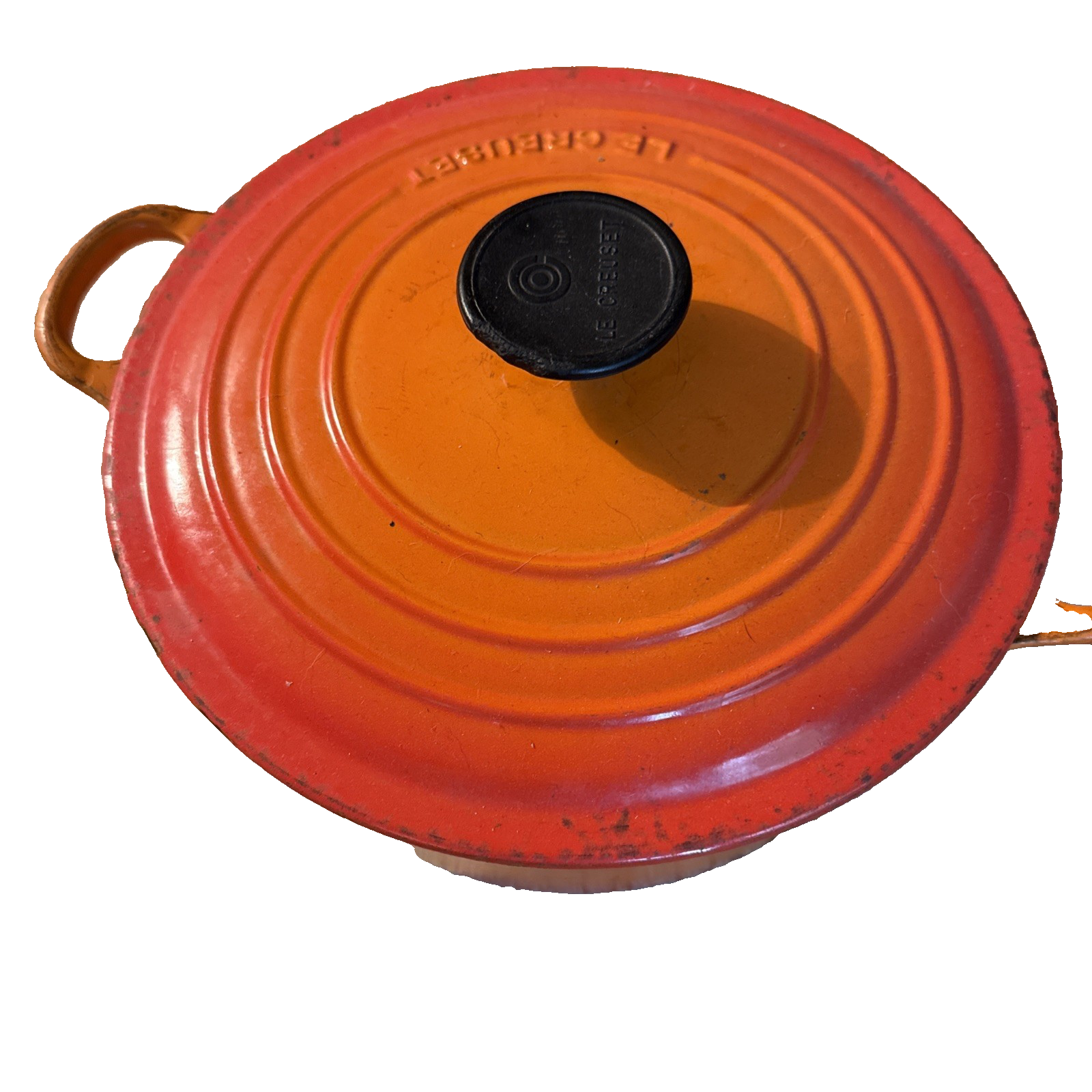 Le Creuset 4.5 Quart Orange Dutch Oven with Lid Made in France
