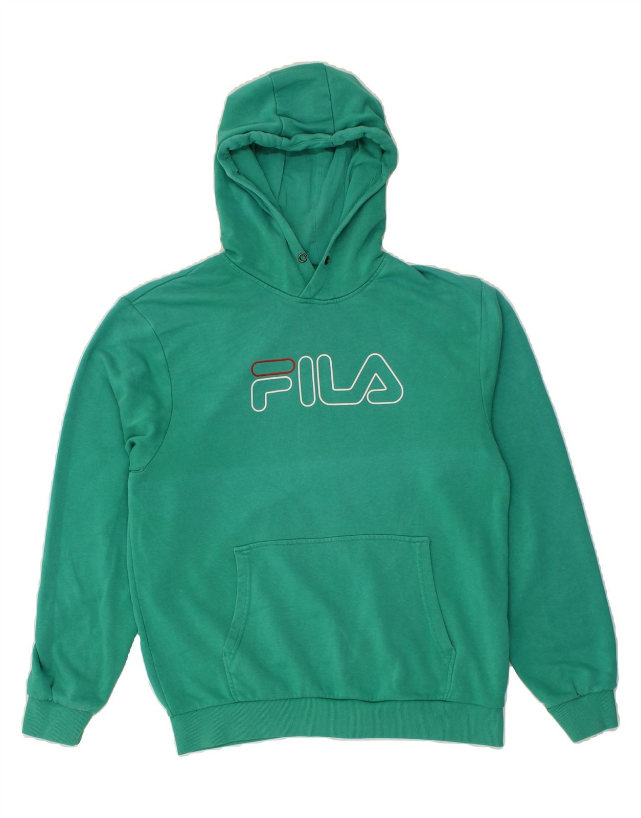 FILA Maglione Uomo Grafico con Cappuccio Medium Verde Cotone CI20