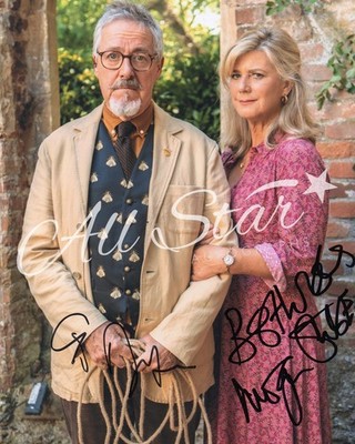 MIDSOMER MURDERS - Griff Rhys Jones & Imogen Stubbs Signed Photograph 01 (MC)