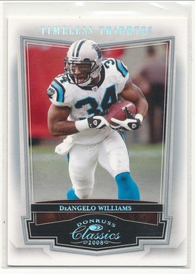 2008 Donruss Classics Deangelo Williams Timeless Tributes Silver /100