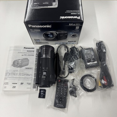 Panasonic Good Condition HC-X900M Digital Video Camera & SD 64G Camcorder