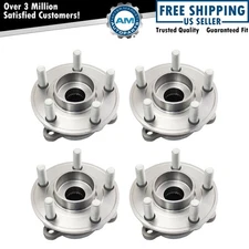 Wheel Hub Bearings Assembly Set Front & Rear Fits Ford Lincoln