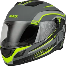 GMAX Ff 18 Drift Helmet Matte Grey/Hi Viz Small F1181334