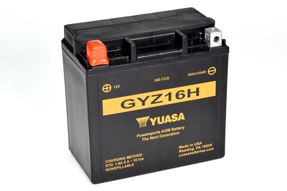 Batterie YUASA GYZ16H sans entretien AGM - Photo 1/1