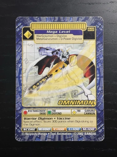 Omnimon BO-232 Non-Holo - Digimon Digi-Battle Series 5 2002 Bandai