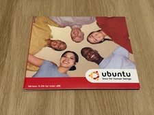 Rare Vintage Ubuntu Desktop Edition Official Live CD