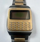SEIKO C153-5007 Quartz Watch Vintage Mens LC Digital Calculator To Restoration