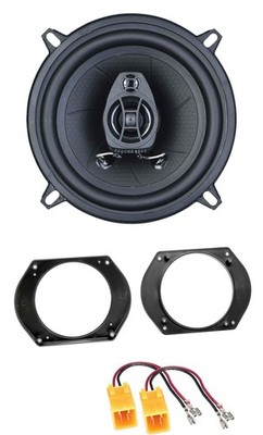 Ground Zero 13cm 2-Way 110Watt Speakers for Alfa Romeo Fiat Lancia Front Door