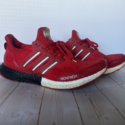 ADIDAS PureBoost Men's Athletic Running Shoes Sneaker Red Size 8 (worn Spot)