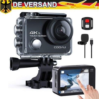 20MP Action Cam 4K 30fps 170° WiFi Sport Kamaras mit EIS 30M Wasserdichtes Gopro