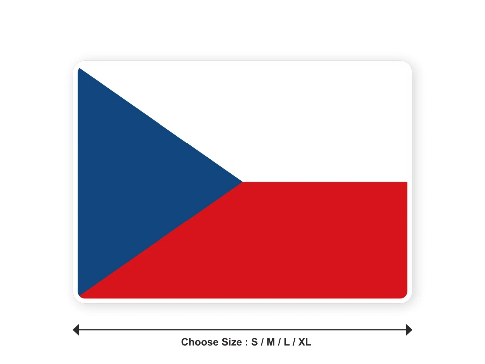 Sticker Drapeau Picardie - Régions France Etiquette & Autocollant