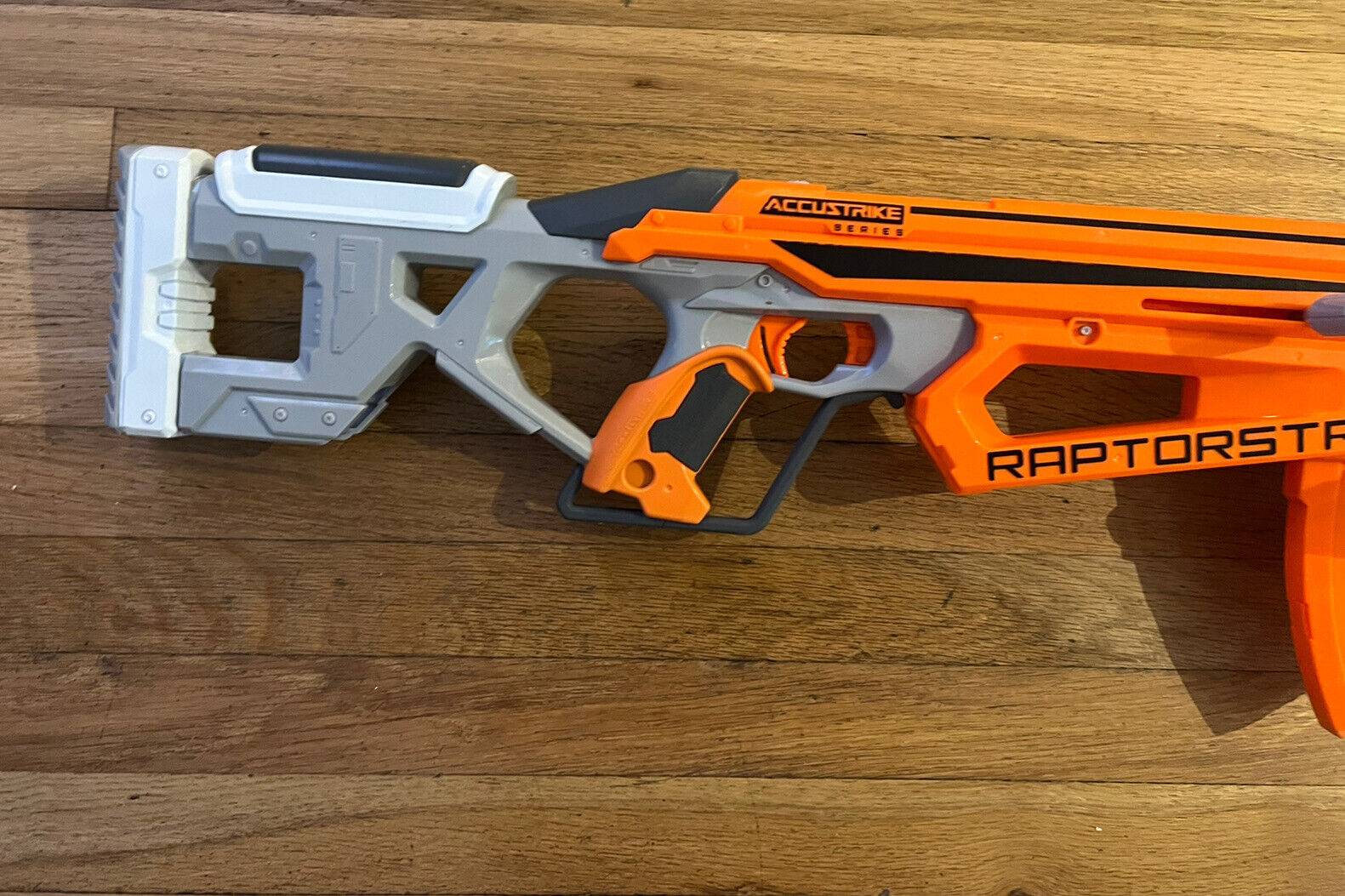 Nerf AccuStrike RaptorStrike (Large Orange Rifle) Blaster Sniper Soft | eBay