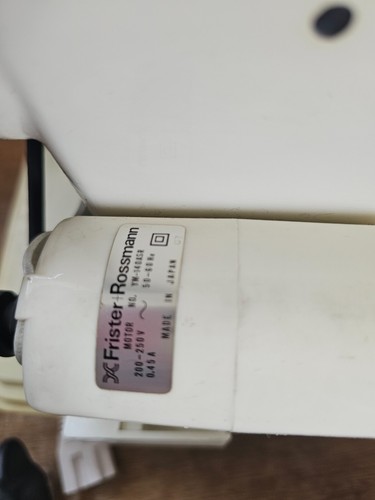 Frister Rossman 202 Sewing Machine YM-140ASR Motor Tested Working with Hard Case - Picture 19 of 24